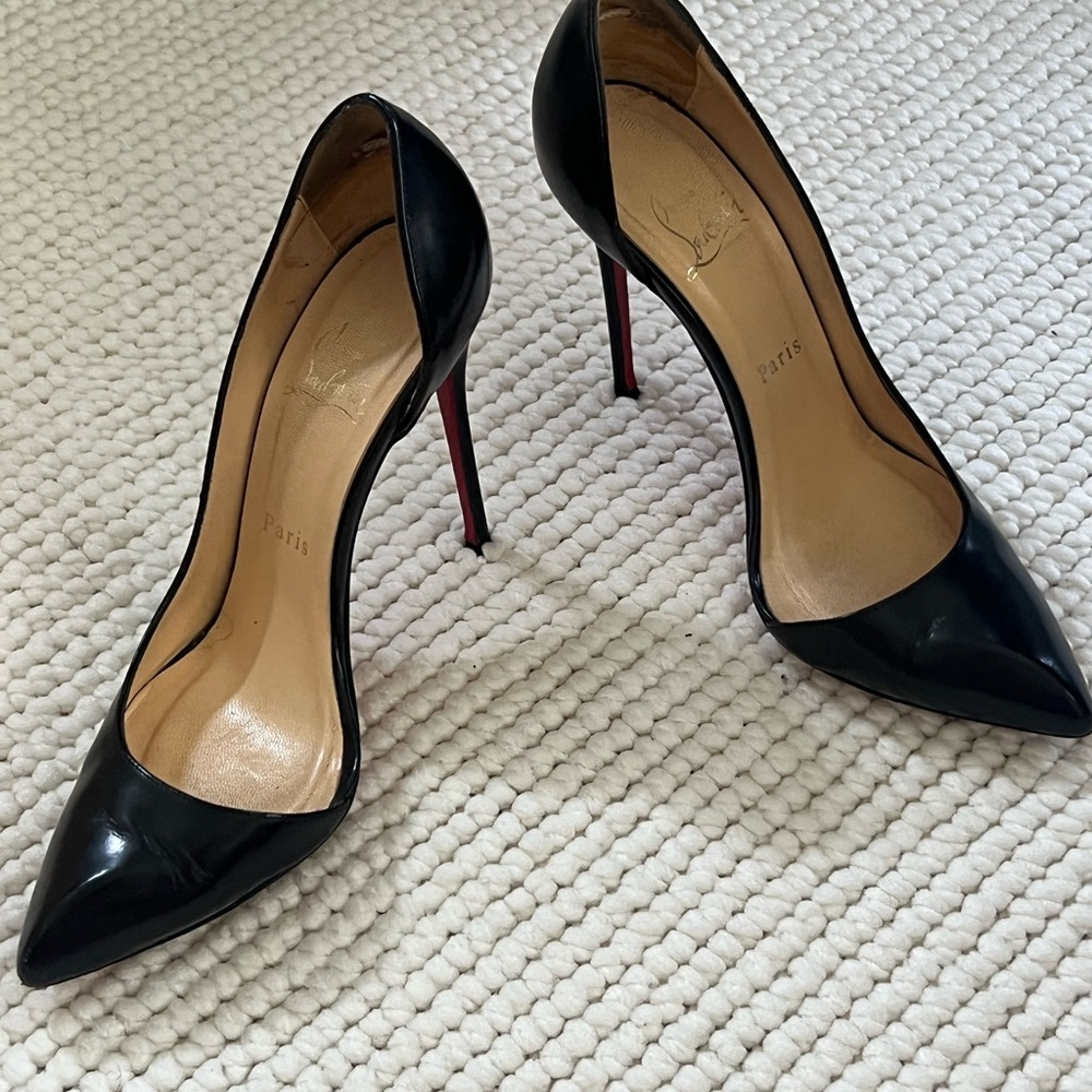 Christian Louboutin Glossy Black Heels